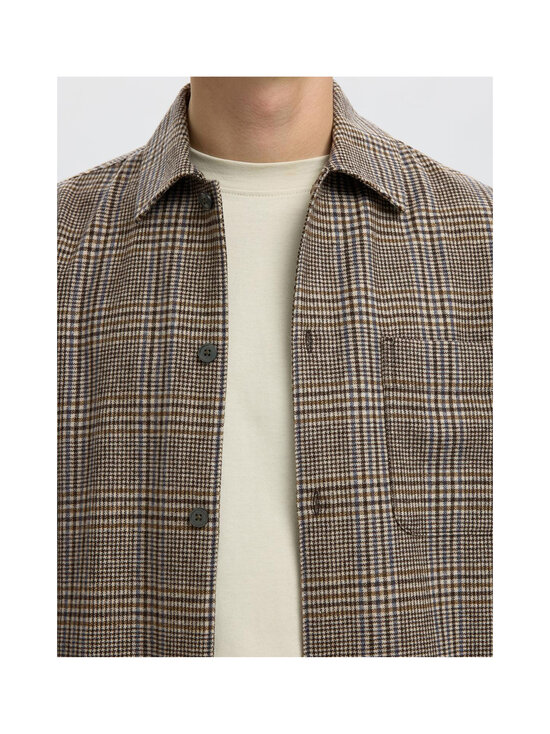 Selected - SlmRlxsvend Wool Blend -päällyspaita - DELICIOSO CHECKS:MIX | Stockmann - photo 6