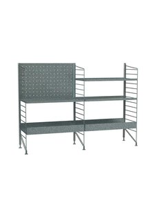 String - String Outdoor K -hyllykkö galvanoitu teräs - GREY | Stockmann