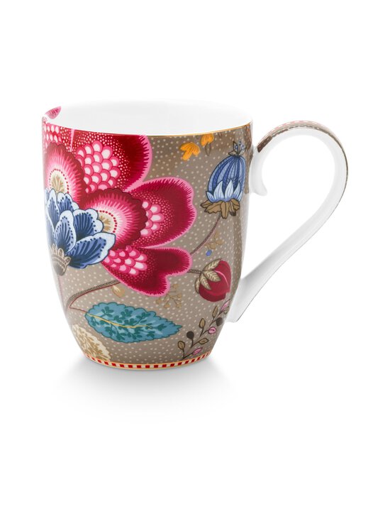PIP Studio - Portselankruus Blooming Tales Fantasy XL 450 ml - KHAKI | Stockmann - photo 1