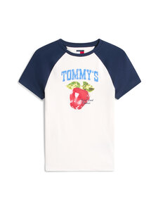 Tommy Jeans - Market Raglan T-krekls - YBH ANCIENT WHITE | Stockmann