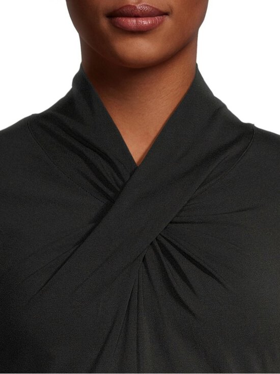 ESSENTIALS by Stockmann - Noemie trikotāžas krekls - BLACK | Stockmann - photo 4