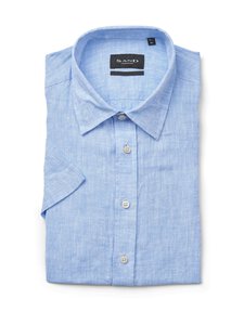 SAND Copenhagen - State Soft lina krekls ar apkakli - 530 BLUE | Stockmann