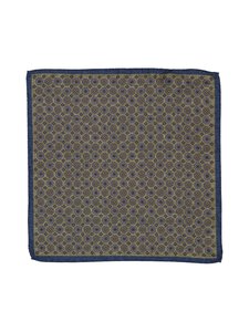 Stockholm Kravatt - Medallion-silkkitaskuliina - 6 GREEN / BLUE | Stockmann