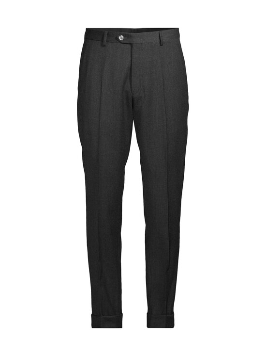 Oscar Jacobson - Dandy Turn Up -housut - 110 DARK GREY | Stockmann - photo 1