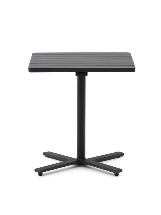 Kave Home - Torreta-taittopöytä tummanharmaa keskijalalla 70 x 70 cm - BLACK | Stockmann - photo 2