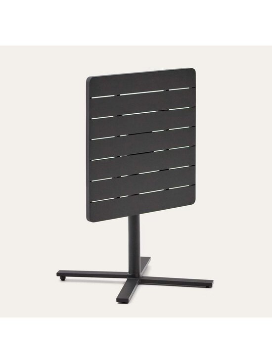Kave Home - Torreta-taittopöytä tummanharmaa keskijalalla 70 x 70 cm - BLACK | Stockmann - photo 4