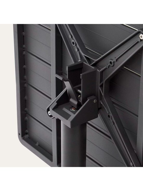 Kave Home - Torreta-taittopöytä tummanharmaa keskijalalla 70 x 70 cm - BLACK | Stockmann - photo 5