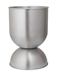 Ferm Living - Hourglass Pot Medium -ruukku 59 x 40 cm - ALUMINIUM | Stockmann