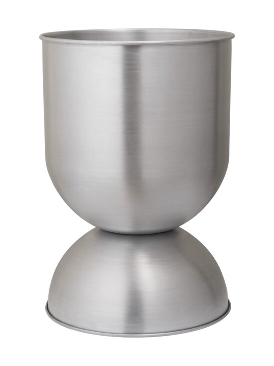 Ferm Living - Hourglass Pot Medium -ruukku 59 x 40 cm - ALUMINIUM | Stockmann - photo 1