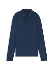 BOSS - Pado-pitkähihainen pikeepaita - 473 OPEN BLUE | Stockmann