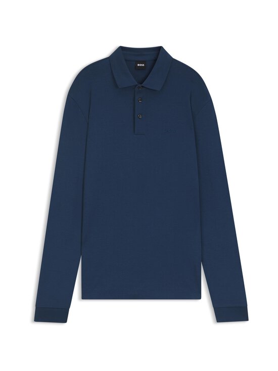 BOSS - Pado-pitkähihainen pikeepaita - 473 OPEN BLUE | Stockmann - photo 1