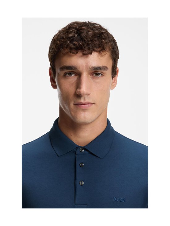 BOSS - Pado-pitkähihainen pikeepaita - 473 OPEN BLUE | Stockmann - photo 4