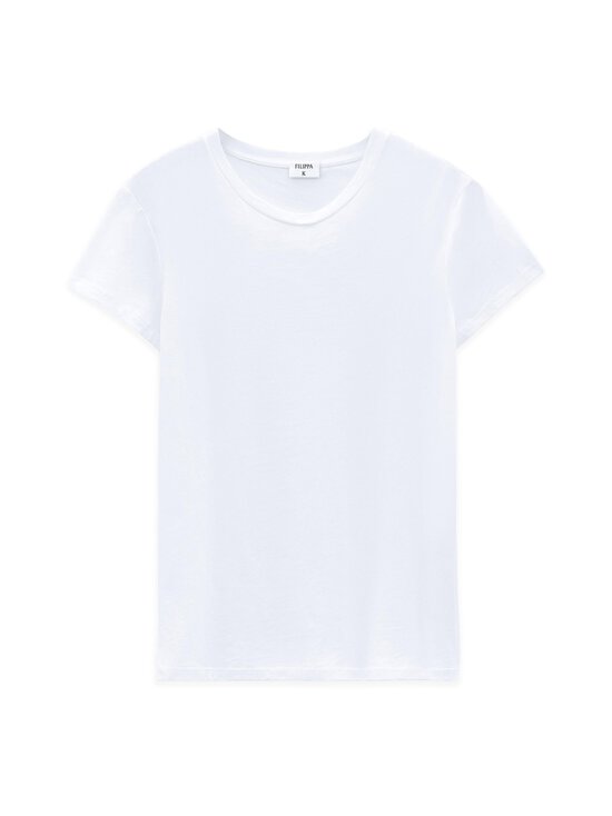 Filippa K - Fine Lycra t-paita - 1009 WHITE | Stockmann - photo 1