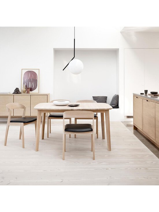 Skovby Möbelfabrik - #118- jatkettava ruokapöytä valkoöljytty massiivitammi 102 x 142/187 cm - BROWN | Stockmann - photo 4