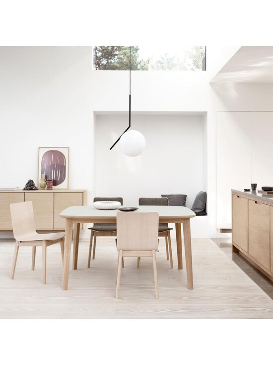 Skovby Möbelfabrik - #118- jatkettava ruokapöytä valkoöljytty massiivitammi 102 x 142/187 cm - BROWN | Stockmann - photo 5