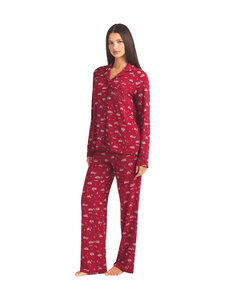 SKIMS - Sleep Long Set -pyjama - BRICK FROSTY CABIN | Stockmann