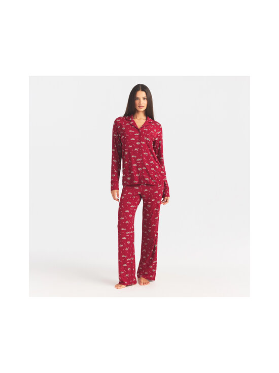 SKIMS - Sleep Long Set -pyjama - BRICK FROSTY CABIN | Stockmann - photo 4