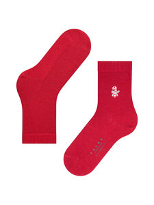 Falke - Sokid Cosy Wool Candy Cane - SCARLET (8228) | Stockmann
