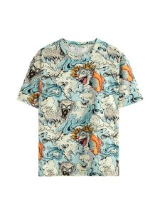 Lindex - T-krekls - 7731 LIGHT DUSTY TURQUOISE | Stockmann