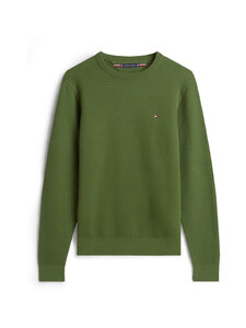 Tommy Hilfiger - Seasonal Structure C-neck -neule - L01 MOUNTAIN PINE | Stockmann