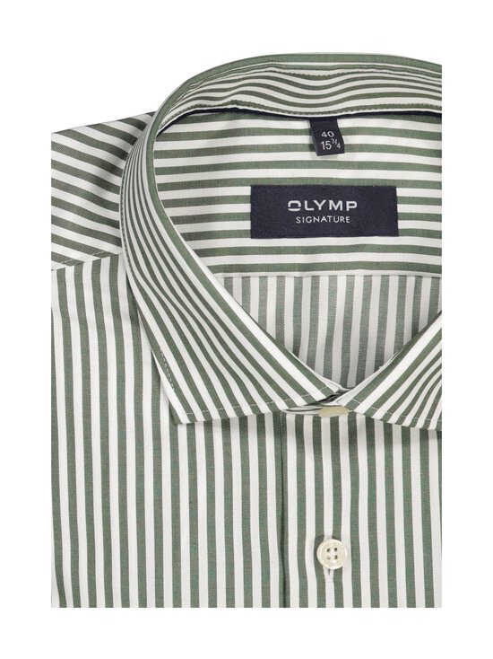 Olymp - Stripe Tailored Fit krekls ar apkakli - 47 OLIV - photo 2 Olymp - Stripe Tailored Fit krekls ar apkakli - 47 OLIV | Stockmann - photo 2