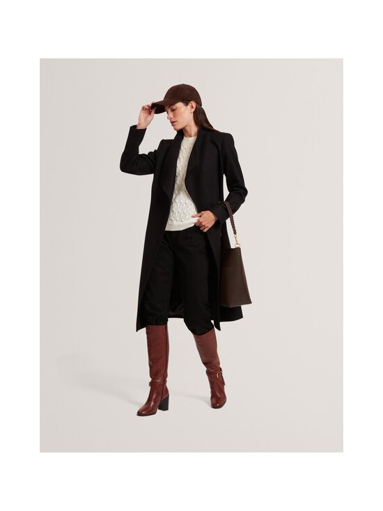 Ted Baker London - Rose Mid Length Belted Wrap vilnas mētelis - 00 BLACK - photo 3 Ted Baker London - Rose Mid Length Belted Wrap vilnas mētelis - 00 BLACK | Stockmann - photo 3