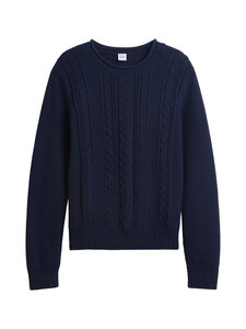 GAP - Classic Cotton Crew -palmikkoneule - NAVY UNIFORM | Stockmann
