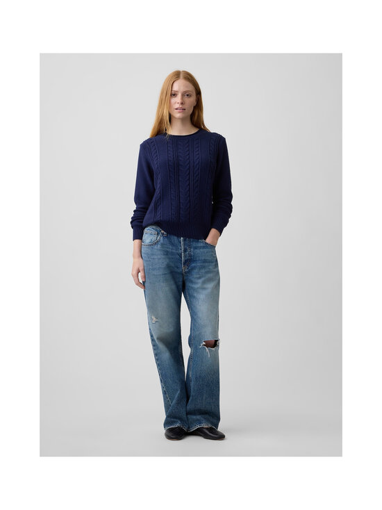 GAP - Classic Cotton Crew -palmikkoneule - NAVY UNIFORM | Stockmann - photo 3