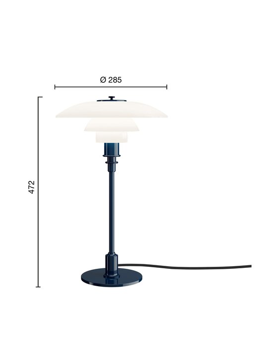 Louis Poulsen - PH 3/2 Glossy Deep Blue -pöytävalaisin - GLOSSY DEEP BLUE | Stockmann - photo 3