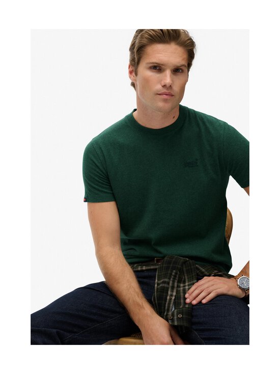 Superdry - Essential t-paita - C8Q PITCH GREEN MARL | Stockmann - photo 5