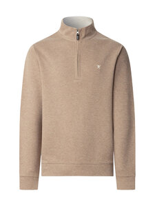 Hackett London - Travel Half Zip -neulepaita - 863 BROWN | Stockmann