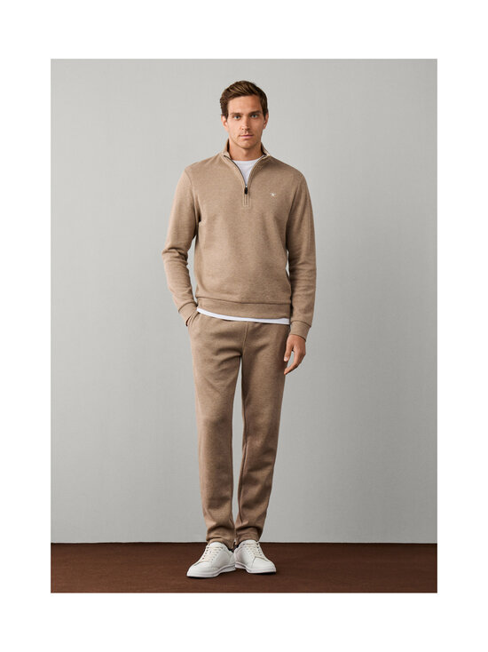 Hackett London - Travel Half Zip -neulepaita - 863 BROWN | Stockmann - photo 4