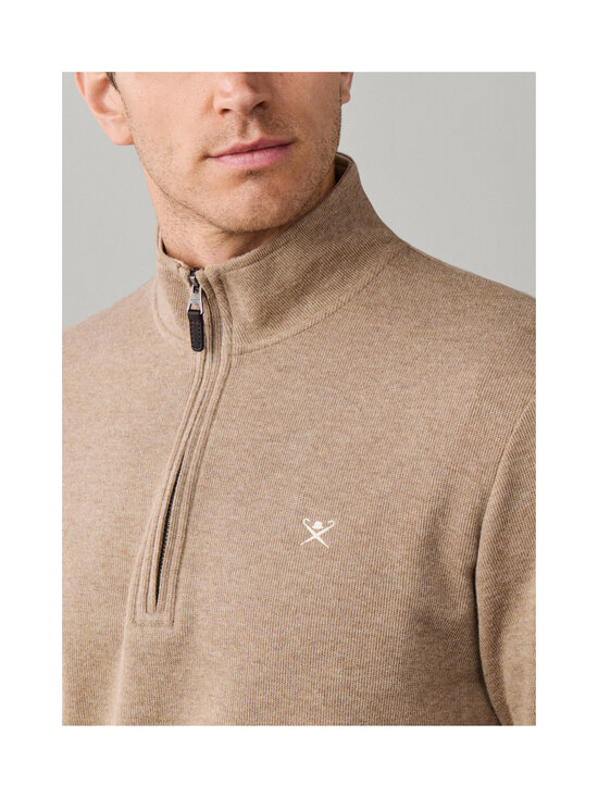 Hackett London - Travel Half Zip -neulepaita - 863 BROWN | Stockmann - photo 7