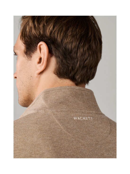 Hackett London - Travel Half Zip -neulepaita - 863 BROWN | Stockmann - photo 9