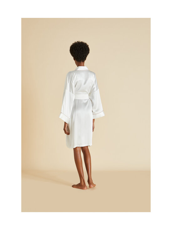 Olivia von Halle - Siidist hommikumantel Mimi - IVORY OYSTER CORE | Stockmann - photo 3