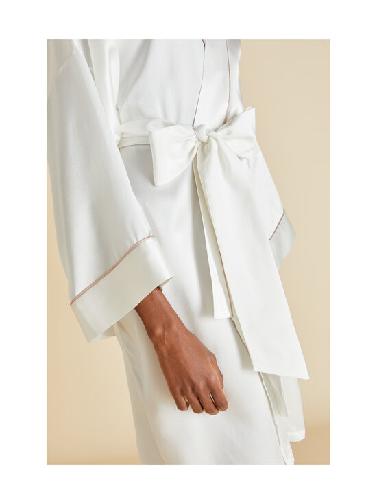 Olivia von Halle - Siidist hommikumantel Mimi - IVORY OYSTER CORE | Stockmann - photo 5