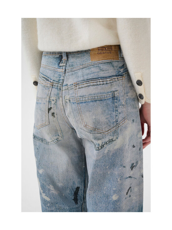 Gestuz - GZcornelia High Waist Wide -farkut - 120 PRINTED DENIM BLUE | Stockmann - photo 6