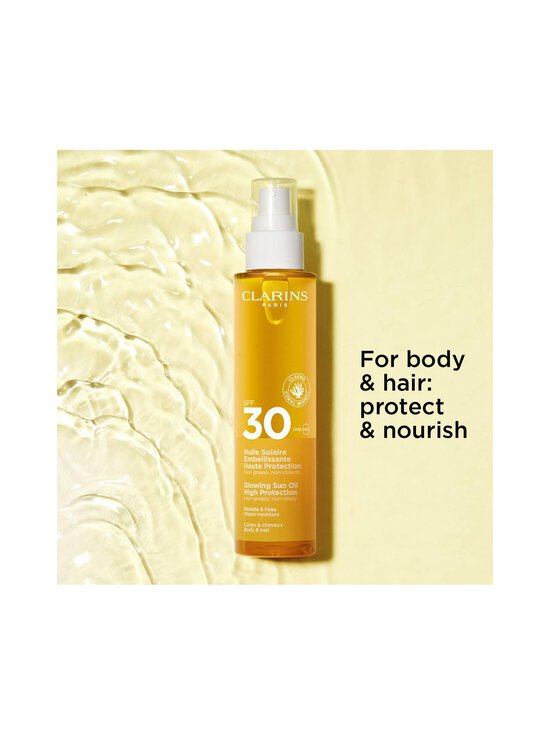 Clarins - Päikesekaitseõli Glowing Sun Oil SPF 30 for body & hair - NOCOL - photo 2 Clarins - Päikesekaitseõli Glowing Sun Oil SPF 30 for body & hair - NOCOL | Stockmann - photo 2