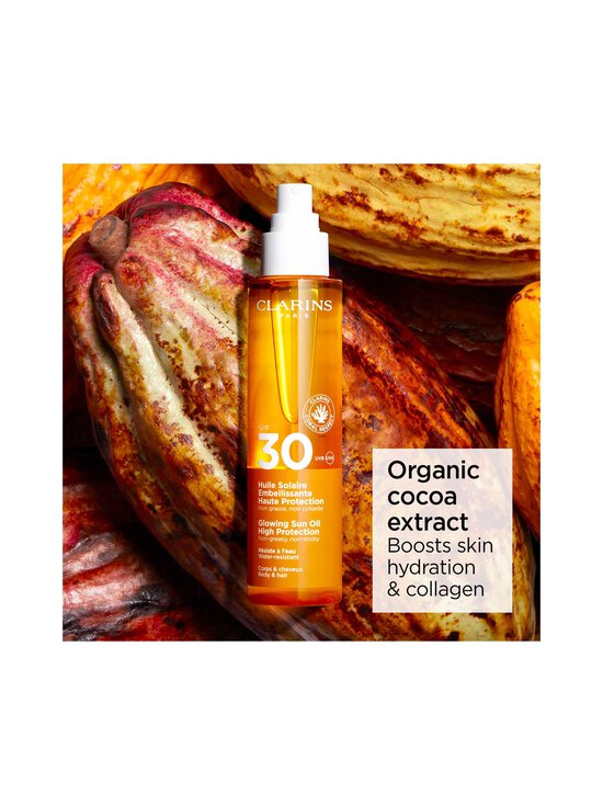 Clarins - Päikesekaitseõli Glowing Sun Oil SPF 30 for body & hair - NOCOL - photo 3 Clarins - Päikesekaitseõli Glowing Sun Oil SPF 30 for body & hair - NOCOL | Stockmann - photo 3