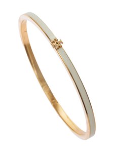 Tory Burch - Thin Kira Enamel -rannekoru - 700 TORY GOLD / NEW IVORY | Stockmann