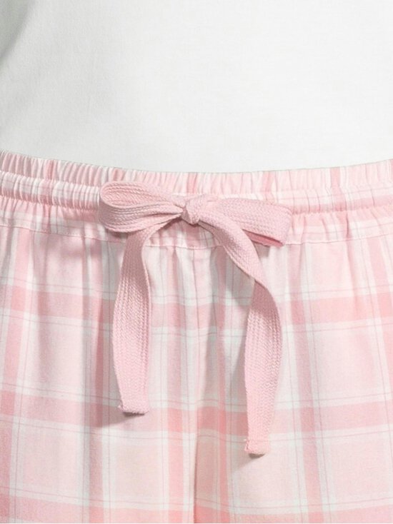 A+more - Caroline flaneļa bikses - PINK CHECK | Stockmann - photo 5