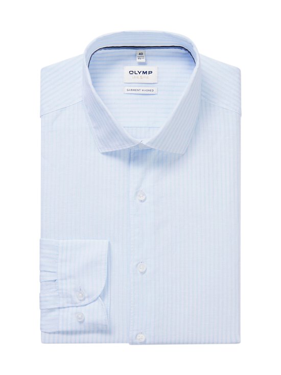 Olymp - Body Fit Stripe -pellavasekoitepaita - 10 HELLBLAU | Stockmann - photo 1