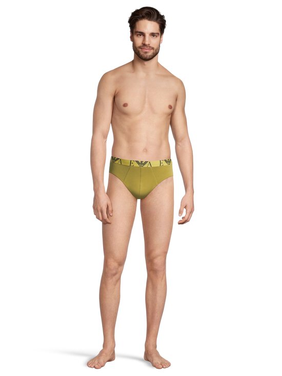 Emporio Armani - Alushousut 3-pack - MB636 BLU/MOSS/WHITE | Stockmann - photo 5