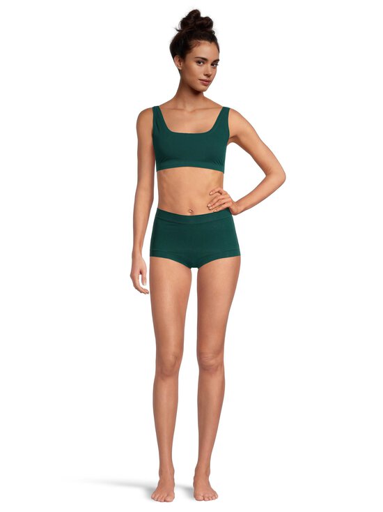 Polo Ralph Lauren - Club Cotton Bralette -rintaliivit - 727 DARK CLOVER | Stockmann - photo 4
