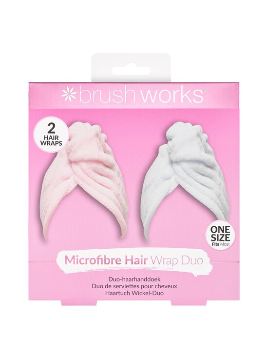 Brushworks - Invogue  Hair Wrap Duo -hiuspyyhkeet 2 -pack - NOCOL | Stockmann - photo 1