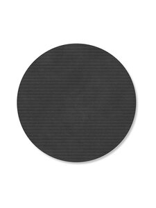 Lind DNA - Klaasist alus Corduroy Circle 10 cm - BLACK | Stockmann