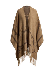 Lauren Ralph Lauren - Pontšo Ruana - 004 CAMEL/BROWN | Stockmann