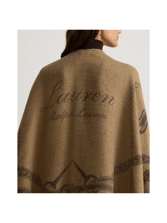 Lauren Ralph Lauren - Pontšo Ruana - 004 CAMEL/BROWN | Stockmann - photo 5