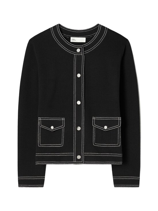 Tory Burch - Topstitch-villaneuletakki - BLACK | Stockmann - photo 1