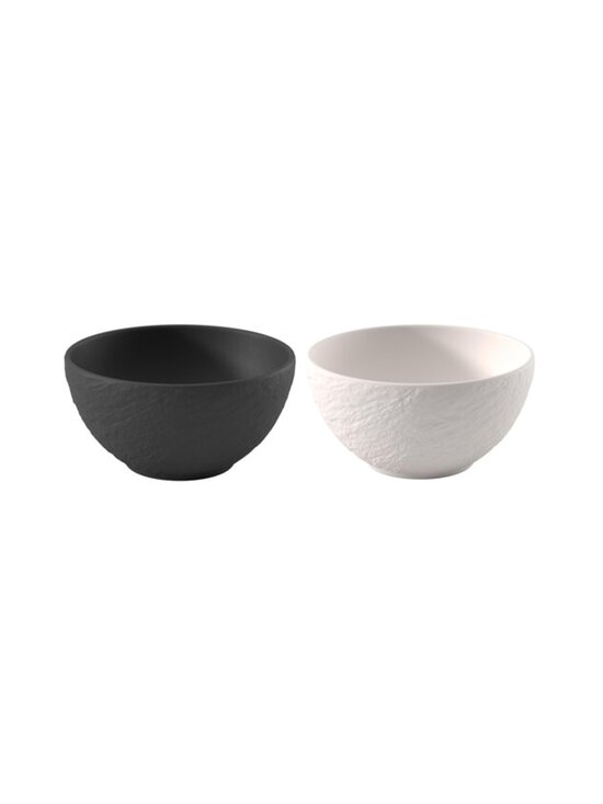 Villeroy & Boch - Manufacture Rock Mickey porcelāna bļoda 2 gab. - BLACK | Stockmann - photo 1